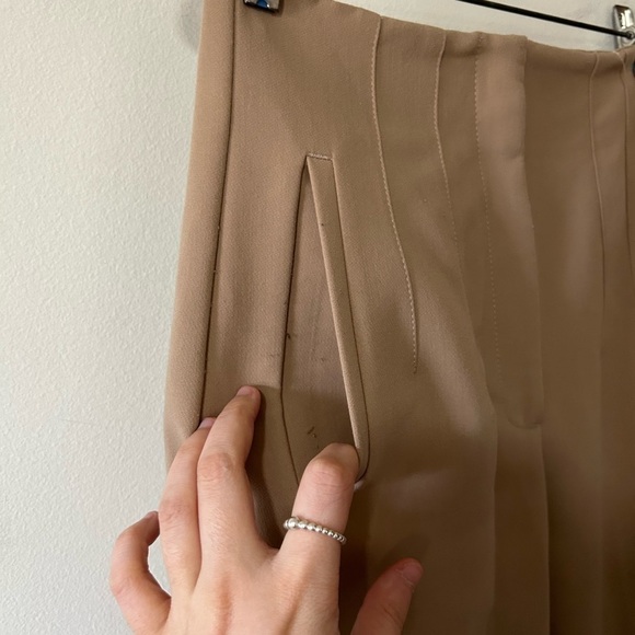 Zara Light Brown Dress Pants - Picture 2 of 4